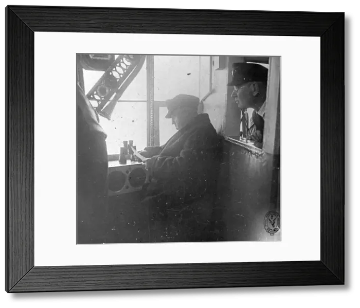 Framed Print : Dr Eckener in the control cabin aboard the Graf Zeppelin LZ Framed Print : Dr Eckener in the control cabin aboard the Graf Zeppelin LZ