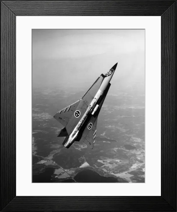 Framed Print : Saab J35 Draken Framed Print : Saab J35 Draken
