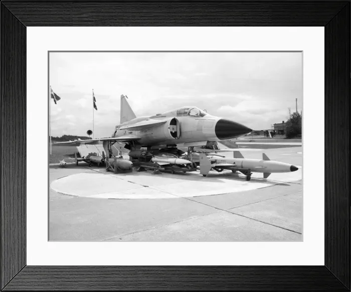 Framed Print : Saab AJ37 Viggen Framed Print : Saab AJ37 Viggen