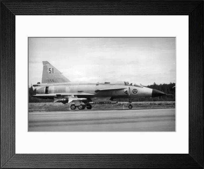 Framed Print : Saab JA37 Viggen Framed Print : Saab JA37 Viggen
