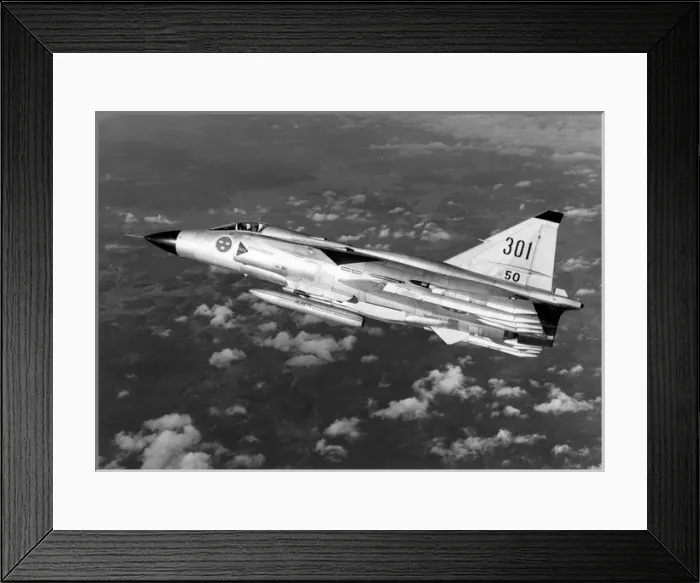 Framed Print : Saab JA37 Viggen Framed Print : Saab JA37 Viggen