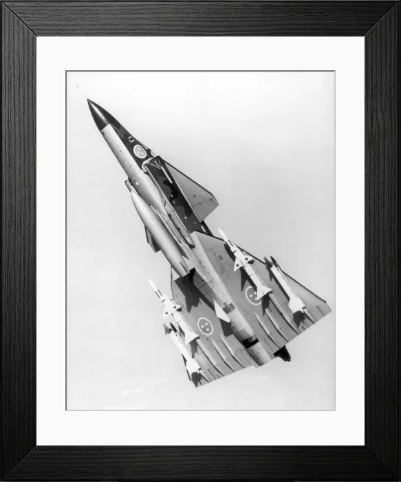 Framed Print : Saab JA37 Viggen Framed Print : Saab JA37 Viggen