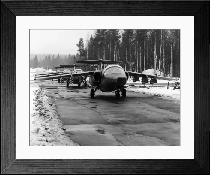 Framed Print : Saab SK60Cs Framed Print : Saab SK60Cs