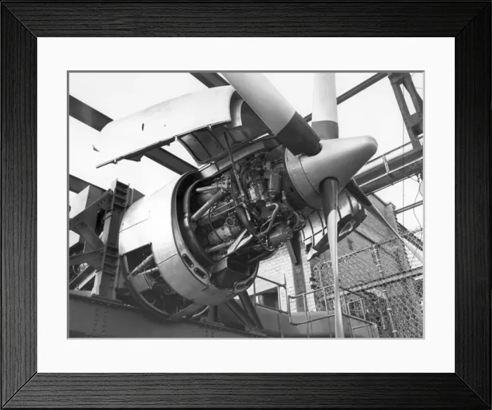 Framed Print : Bristol Proteus Britannia installation test rig Framed Print : Bristol Proteus Britannia installation test rig