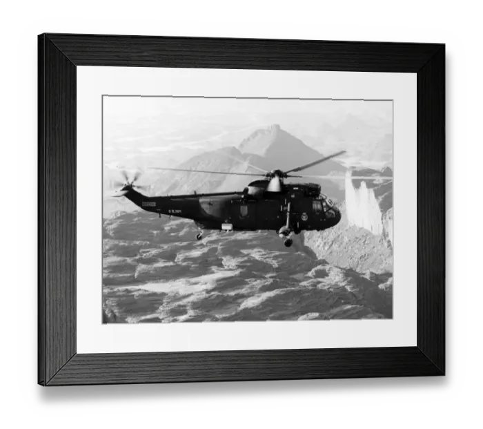 Framed Print : Westland Sea King HC4 G-BJNM