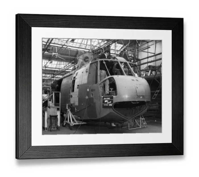 Framed Print : Westland Sea King production at Yeovil Somerset Framed Print : Westland Sea King production at Yeovil Somerset