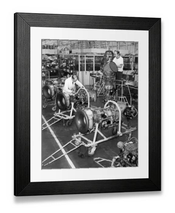 Framed Print : Rolls Royce Gnome H1400-1 turboshaft production Framed Print : Rolls Royce Gnome H1400-1 turboshaft production