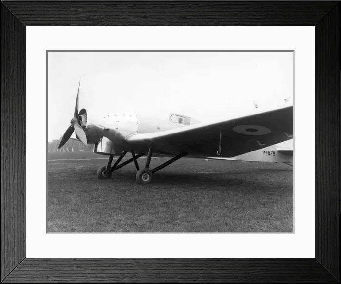 Framed Print : Bristol 138A K4879 when fitted with a three-blade propeller Framed Print : Bristol 138A K4879 when fitted with a three-blade propeller