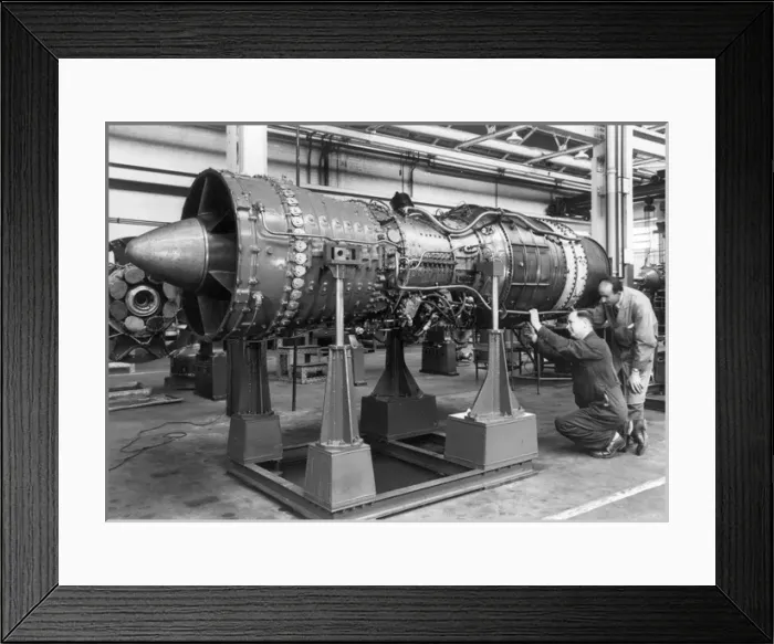Framed Print : Bristol Olympus two-spool turbojet Framed Print : Bristol Olympus two-spool turbojet