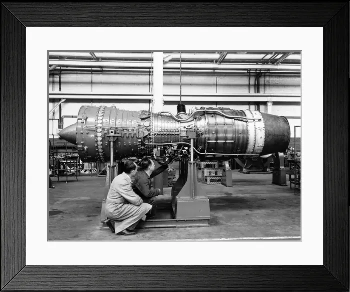 Framed Print : Bristol Olympus two-spool turbojet Framed Print : Bristol Olympus two-spool turbojet