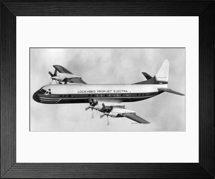 Framed Print : Lockheed L-188A Electra N1882 Framed Print : Lockheed L-188A Electra N1882