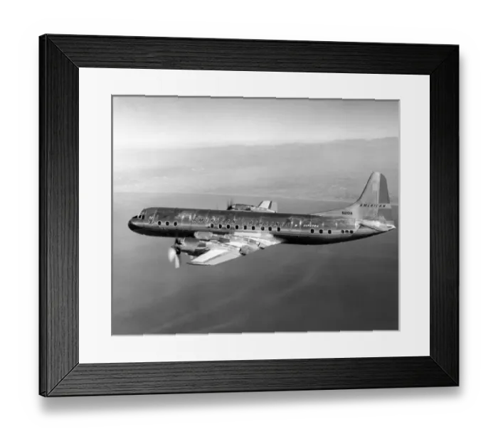 Framed Print : Lockheed L-188A Electra N6101A New York Framed Print : Lockheed L-188A Electra N6101A New York