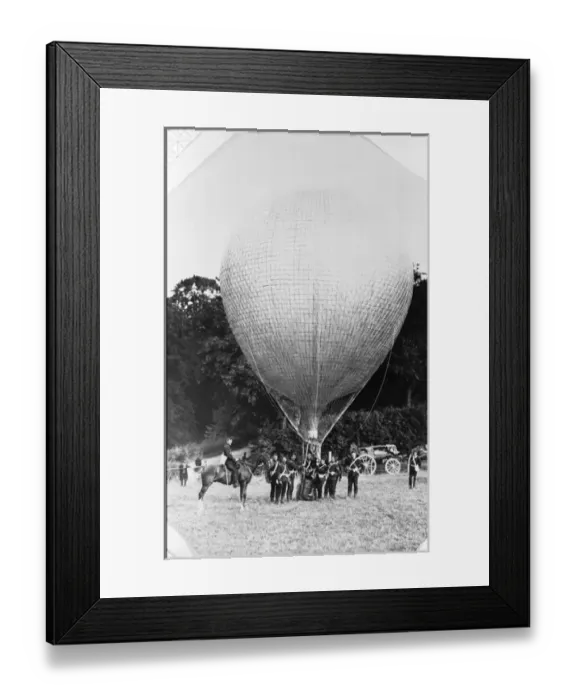 Framed Print : No2 Ballooning Company Royal Engineers 26 August 1907 Framed Print : No2 Ballooning Company Royal Engineers 26 August 1907