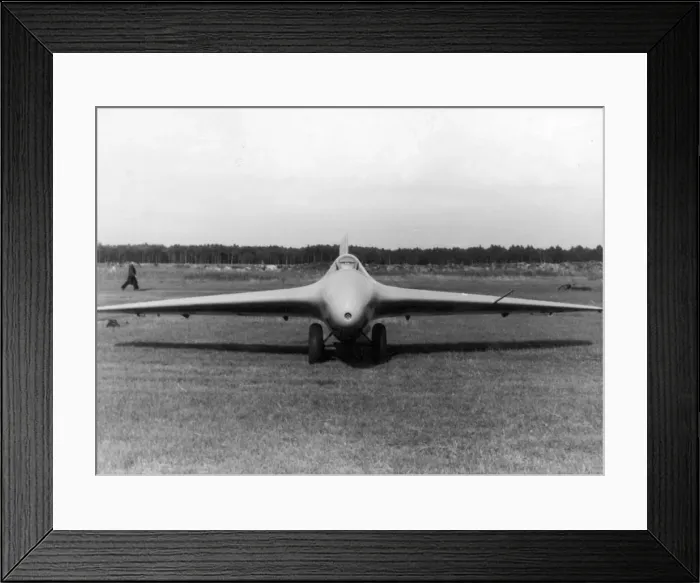 Framed Print : Messerschmitt Me163 Komet during tests at Peenemunde Framed Print : Messerschmitt Me163 Komet during tests at Peenemunde