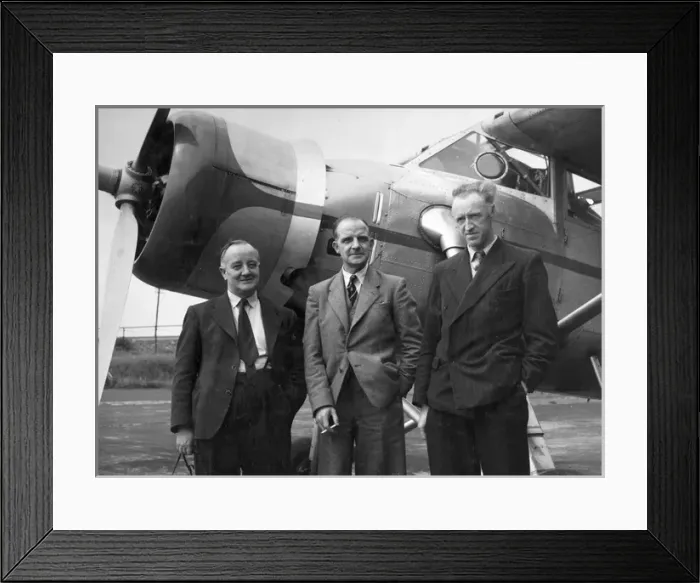 Framed Print : R McIntyre, Chief designer Scottish Aviation Framed Print : R McIntyre, Chief designer Scottish Aviation