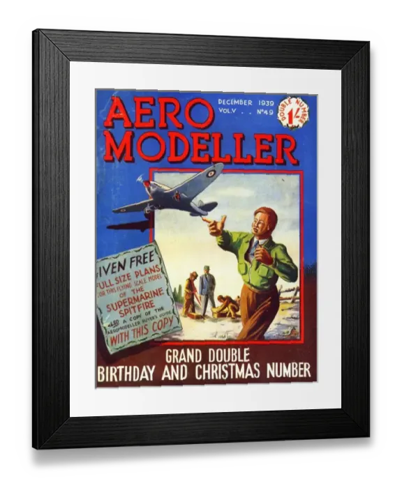 Framed Print : The front cover of The Aero Modeller Framed Print : The front cover of The Aero Modeller