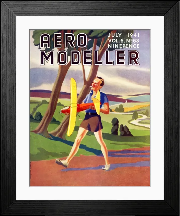 Framed Print : The front cover of The Aero Modeller Framed Print : The front cover of The Aero Modeller