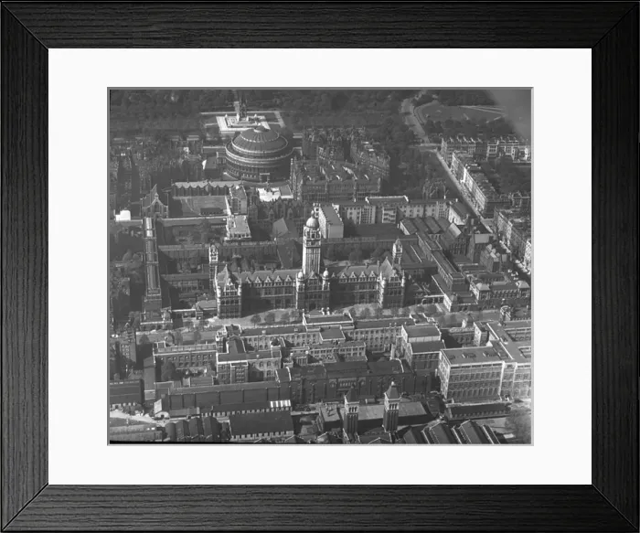 Framed Print : O E Simmonds aerial view of Royal Albert Hall Framed Print : O E Simmonds aerial view of Royal Albert Hall