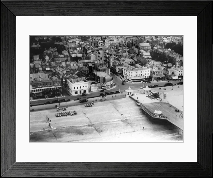 Framed Print : O E Simmonds aerial view of Worthing Framed Print : O E Simmonds aerial view of Worthing