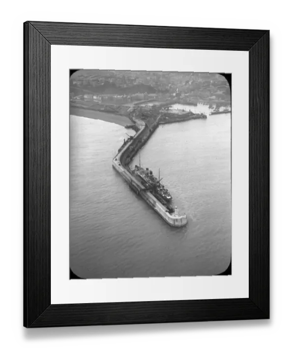 Framed Print : O E Simmonds aerial view of the Western Docks Dover Framed Print : O E Simmonds aerial view of the Western Docks Dover