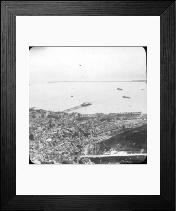 Framed Print : O E Simmonds aerial view of Dover Framed Print : O E Simmonds aerial view of Dover