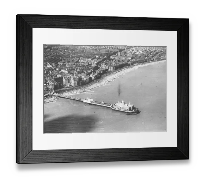 Framed Print : O E Simmonds aerial view of Eastbourne Sussex Framed Print : O E Simmonds aerial view of Eastbourne Sussex