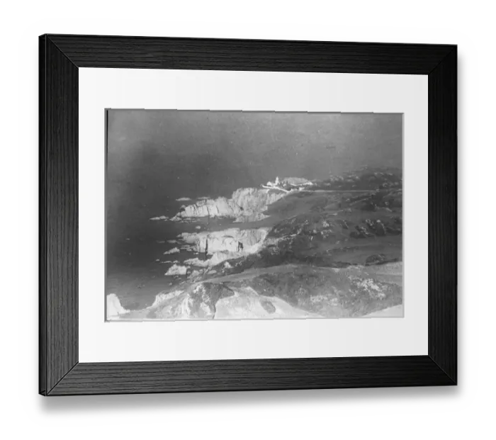 Framed Print : O E Simmonds aerial view of Ilfracombe Devon Framed Print : O E Simmonds aerial view of Ilfracombe Devon