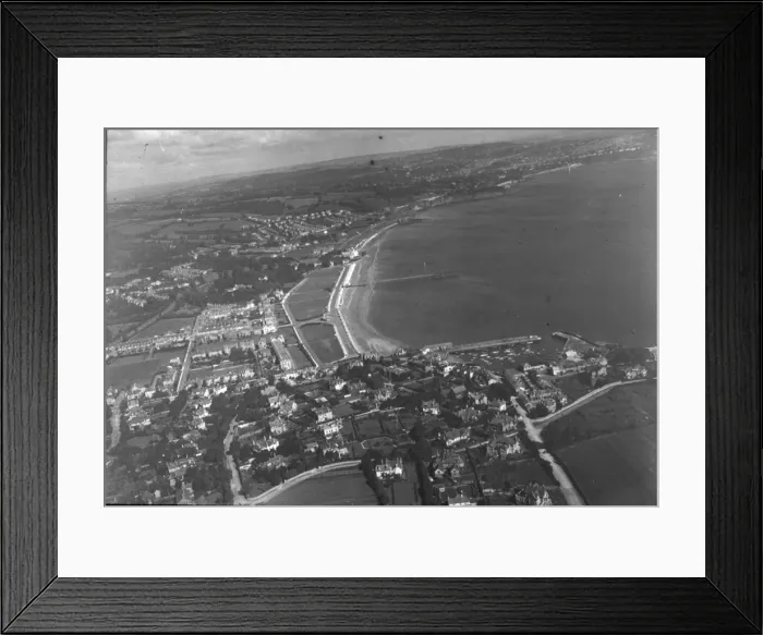 Framed Print : O E Simmonds aerial view of Paignton Devon Framed Print : O E Simmonds aerial view of Paignton Devon