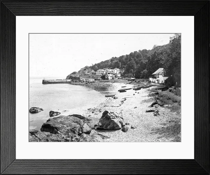 Framed Print : O E Simmonds aerial view of Lyme Regis Dorset Framed Print : O E Simmonds aerial view of Lyme Regis Dorset