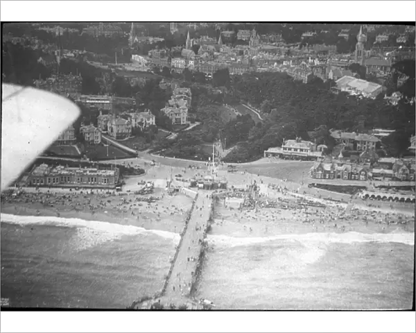 O E Simmonds aerial view of Bournemouth Dorset