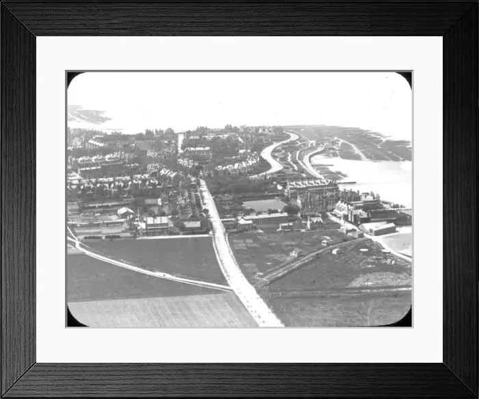 Framed Print : O E Simmonds aerial view of Margate Kent Framed Print : O E Simmonds aerial view of Margate Kent