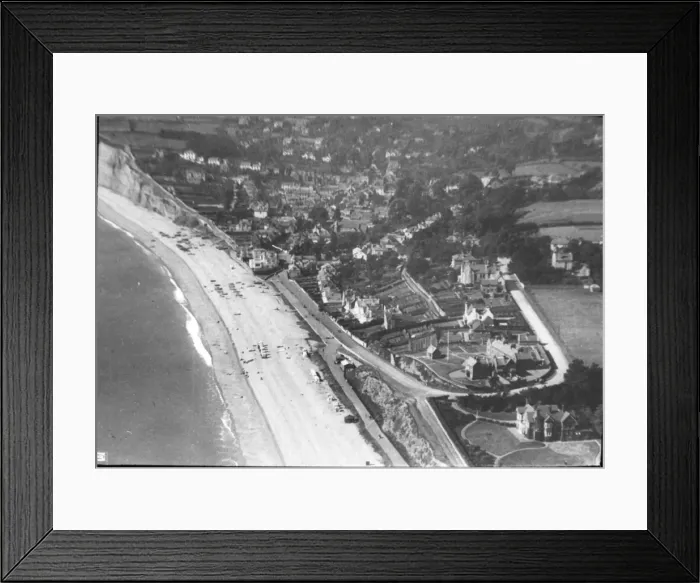 Framed Print : O E Simmonds aerial view of Padstow Cornwall Framed Print : O E Simmonds aerial view of Padstow Cornwall