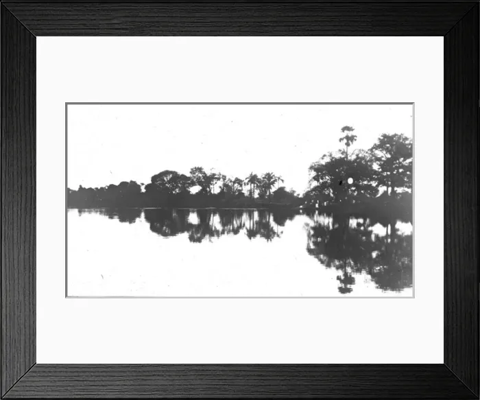 Framed Print : River Gambia (reflections) Framed Print : River Gambia (reflections)