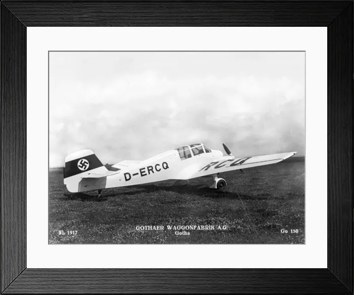 Framed Print : Gotha Go150V-1 D-ERCQ Framed Print : Gotha Go150V-1 D-ERCQ