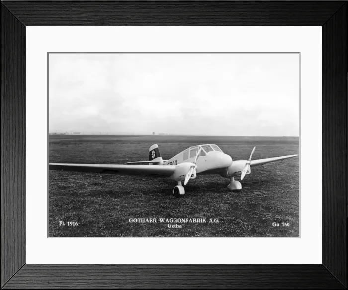 Framed Print : Gotha Go150V-1 D-ERCQ Framed Print : Gotha Go150V-1 D-ERCQ