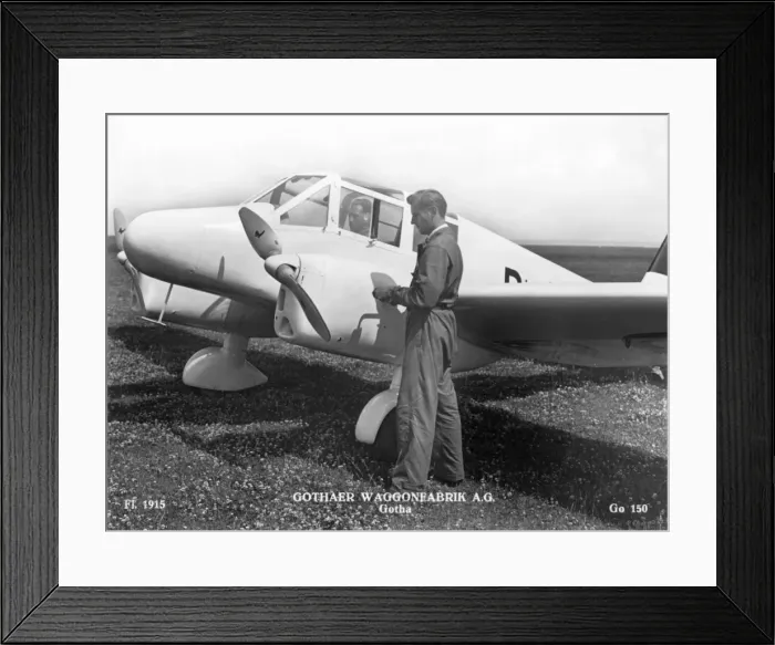 Framed Print : Gotha Go150V-1 D-ERCQ Framed Print : Gotha Go150V-1 D-ERCQ