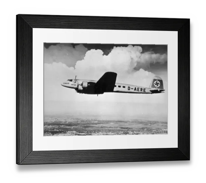 Framed Print : Focke-Wulf Fw200V1 Condor D-AERE Saarland of Lufthansa Framed Print : Focke-Wulf Fw200V1 Condor D-AERE Saarland of Lufthansa