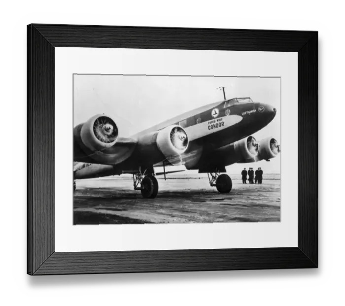 Framed Print : Focke-Wulf Fw200V2 Condor D-AETA Westfalen of Lufthansa Framed Print : Focke-Wulf Fw200V2 Condor D-AETA Westfalen of Lufthansa