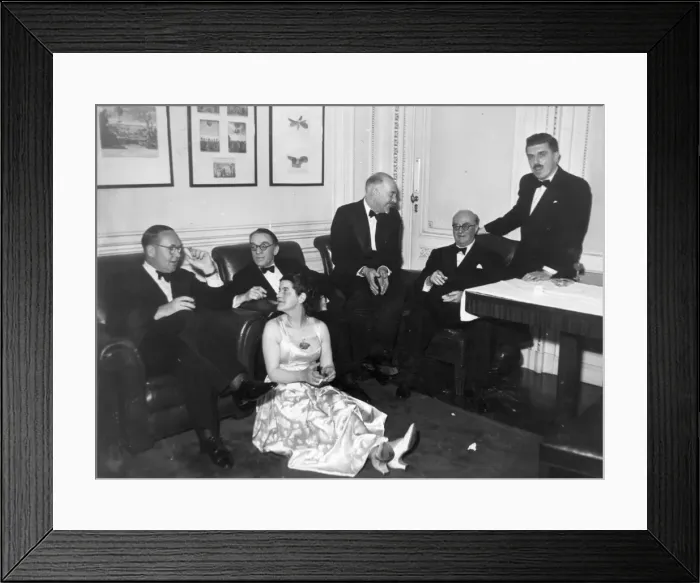 Framed Print : Manners maketh man Miss Florence Barwood Framed Print : Manners maketh man Miss Florence Barwood