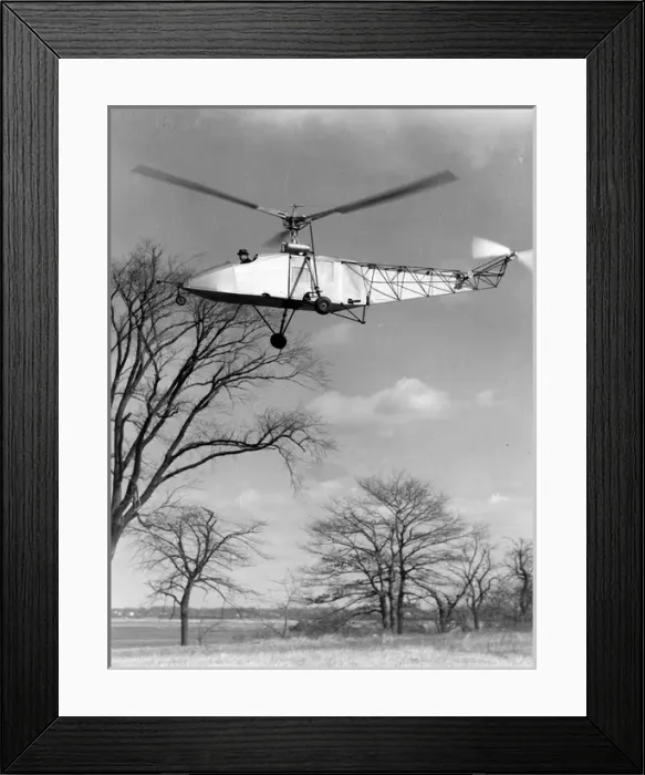 Framed Print : Igor Sikorsky at the controls of the Sikorsky VS-300 Framed Print : Igor Sikorsky at the controls of the Sikorsky VS-300