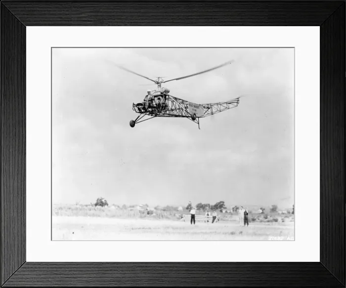 Framed Print : Igor Sikorsky at the controls of the Sikorsky VS-300 Framed Print : Igor Sikorsky at the controls of the Sikorsky VS-300
