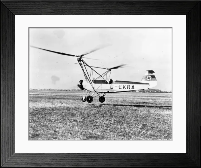 Framed Print : Focke Achgelis Fa61 D-EKRA Framed Print : Focke Achgelis Fa61 D-EKRA