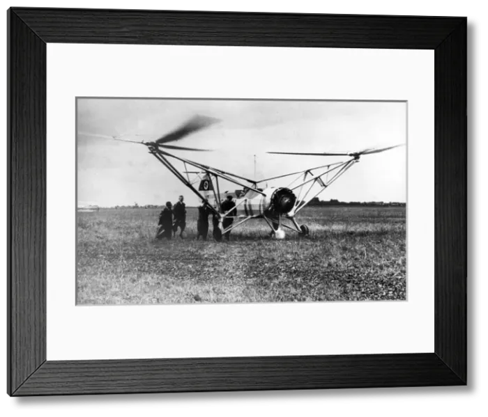Framed Print : Focke Achgelis Fa61 D-EBVU Framed Print : Focke Achgelis Fa61 D-EBVU