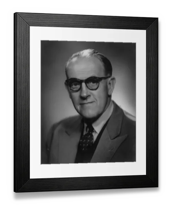 Framed Print : Sir Albert Hubert Roy Fedden 1885-1973 RAeS President 1944 Framed Print : Sir Albert Hubert Roy Fedden 1885-1973 RAeS President 1944