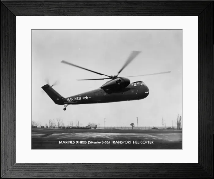 Framed Print : The first Sikorsky XHR2S-1 (S-56) 133732 Framed Print : The first Sikorsky XHR2S-1 (S-56) 133732