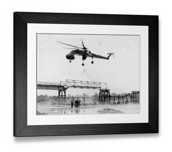 Framed Print : Sikorsky CH-54A Tarhe (S-64 Skycrane) Framed Print : Sikorsky CH-54A Tarhe (S-64 Skycrane)