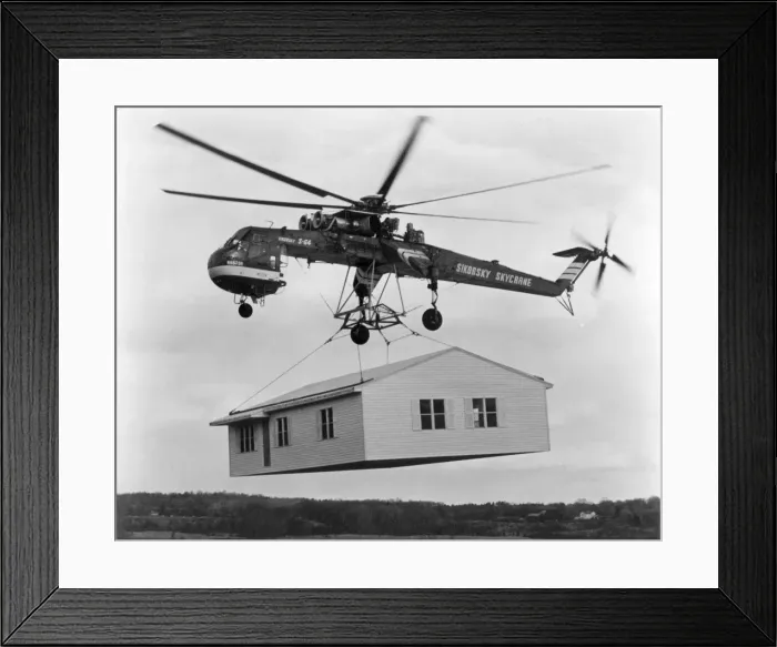 Framed Print : Sikorsky S-64E Skycrane N6979R Framed Print : Sikorsky S-64E Skycrane N6979R
