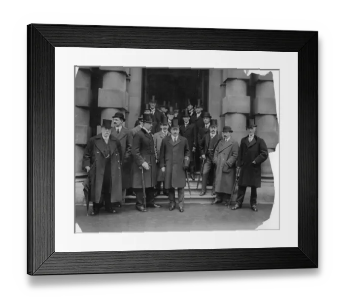 Framed Print : The Deputation to Col Seeley headed by Lord Desborough Framed Print : The Deputation to Col Seeley headed by Lord Desborough