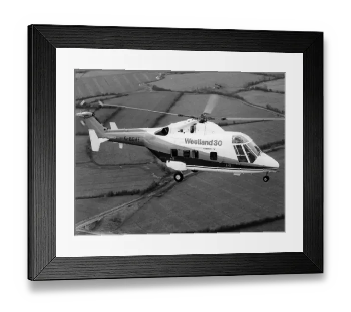 Framed Print : First prototype Westland 30 G-BGHF Framed Print : First prototype Westland 30 G-BGHF