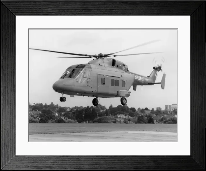 Framed Print : The sole Westland 30-200 G-ELEC Framed Print : The sole Westland 30-200 G-ELEC